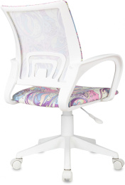 Кресло детское Бюрократ BUROKIDS 1 W, ткань, до 120кг, мультиколор (BUROKIDS 1 W-MOON_PK)