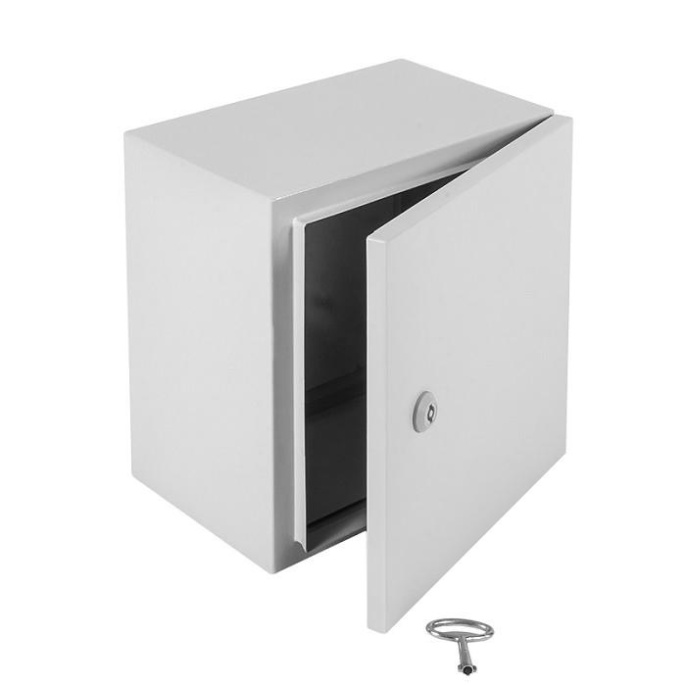 Шкаф электротехнический ELBOX EMW-400.300.210-1-IP66,  одностворчатый,  настенный,  400х300х210 мм