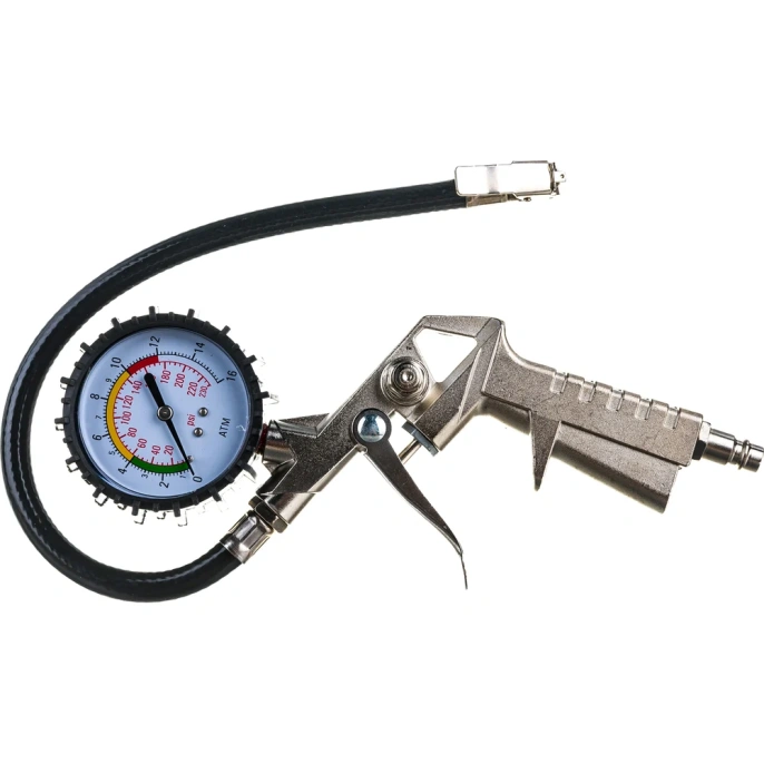 Манометр с пистолетом и шлангом ДАЛИ-авто DA-01223