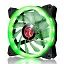 Вентилятор в корпус Raijintek IRIS 12 GREEN 0R400042(Singel LED fan, 1pcs/pack), 12025 LED PWM fan, O-type LED brings visible color & brightness, Anti-vibration rubber pads in all four corners, Optimized fan blade design / 15pcs LED / Mesh cable, green