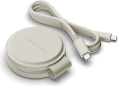 Переносное зарядное устройство Satechi Qi2 OntheGo 2-in-1 Wireless Charger. Цвет: песочный (ST-QTG21W)