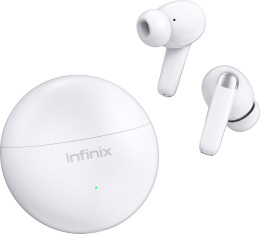Гарнитура внутриканальные Infinix XBuds XE26 белый беспроводные bluetooth в ушной раковине 10311752