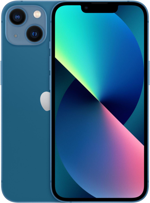 Смартфон Apple A2633 iPhone 13 128Gb 4Gb синий моноблок 3G 4G 1Sim 6.1" 1170x2532 iOS 16 12Mpix 802.11 a/b/g/n/ac/ax NFC GPS GSM900/1800 GSM1900 Protect (MLPK3HN/A)