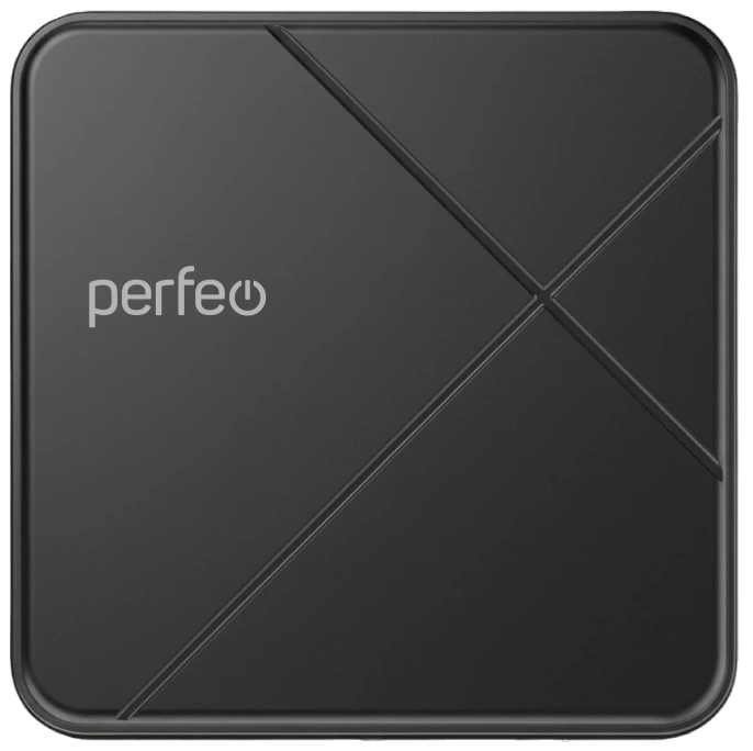 Perfeo SMART TV BOX приставка "PREMIER 4/16",Allwinner H618,Android 12, 4Gb/16Gb,Пульт Bluetooth