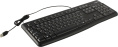 Клавиатура Logitech K120, USB, мембранная, с гравировкой, черный [920-002583]