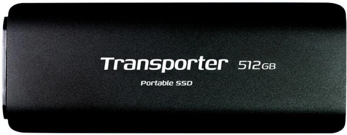 512ГБ Внешний диск SSD Patriot Transporter PTP512GPEC, USB-C, запись - 1000МБ/с, чтение - 1000МБ/с, черный