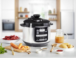 Мультиварка-скороварка Moulinex CE620D32 5л 1000Вт серебристый/черный (7211003314)