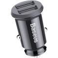 Автомобильное зарядное Baseus CCALL-ML01 Grain Car Charger 2 USB 3.1A Black c функцией быстрой зарядки, 2 разъема, 3.1А