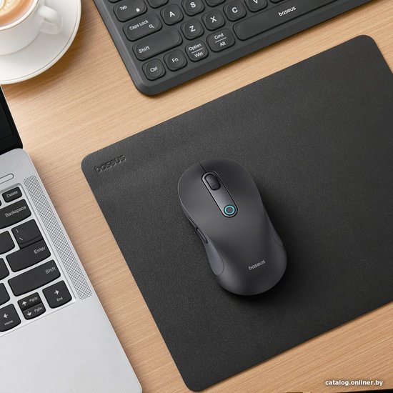 Мышь Baseus B01055505111-01 Ergonomic; без батареек, рабочее расстояние 10м, совместимость с Windows, Harmony OS, Apple OS, Linux, Vista; Cluster Black