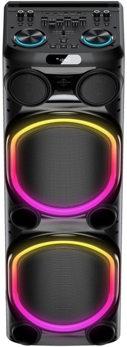 Музыкальный центр Supra SMB-1300, 200Вт, с караоке, Bluetooth, FM, USB, micro SD, черный