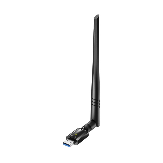 Адаптер Wi-Fi/ 1300Mbps High Gain Wi-Fi USB 3.0 Adapter, 802.11ac/a/b/g/n, 867Mbps at 5GHz + 400Mbps at 2.4GHz, 1 high gain detachable antenna, USB 3.0 WU1400