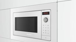 Встраиваемая микроволновая печь Bosch Serie 2 BEL653MW3, 25л, 800Вт, белый