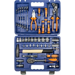 Набор инструмента 1/2 Dr и 1/4 Dr 56 предметов HELFER HF000013