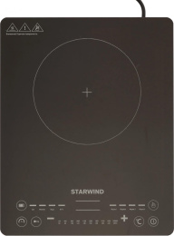 Настольная плита индукционная StarWind STI-1001, стеклокерамика, черный