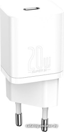 Сетевое зарядное устройство Baseus CCSUP-B02 Super Si Quick Charger Type-C 20W White