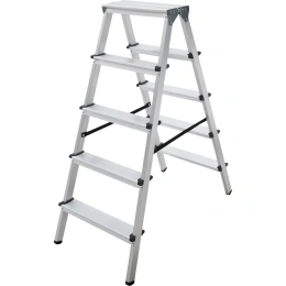 Двухсторонняя стремянка Новая Высота 2х5 ступеней 1120205