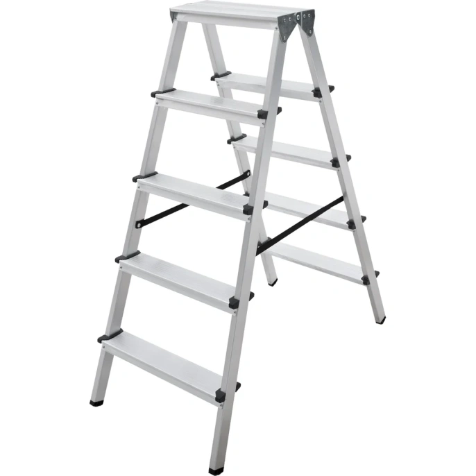 Двухсторонняя стремянка Новая Высота 2х5 ступеней 1120205