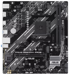 Материнская плата ASUS PRIME B550M-K ARGB mATX, 24.4x22.1 см, AMD B550, 2xDDR4 DIMM, 2133-5100МГц, до 64 ГБ, звук 7.1, 4xSATA3.0 6Gb/s , 2xM.2, 1xPCIe4.0x16, 1xPCIe3.0x16, 1xPCIe3.0x1, 1хHDMI, 1хDisplayPort