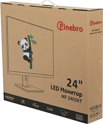 Монитор Pinebro 23.8" MF-2403AT белый IPS LED 5ms 16:9 HDMI M/M HAS 250cd 178гр/178гр 1920x1080 75Hz DP FHD USB 3.12кг