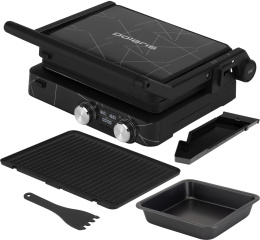 Электрогриль Polaris PGP 2502 2000Вт черный/черный