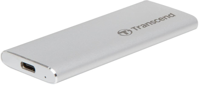 Внешний диск SSD Transcend TS500GESD260C, 500ГБ, серебристый