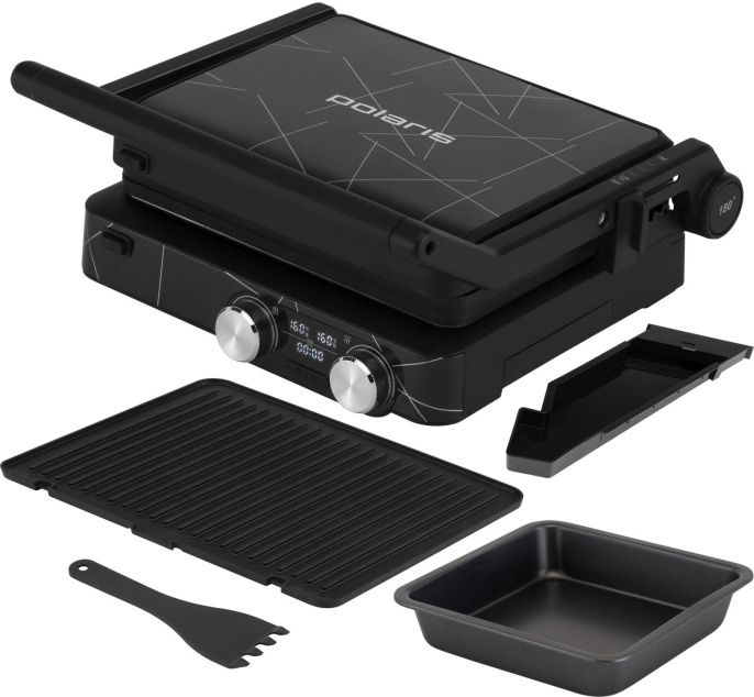 Электрогриль Polaris PGP 2502 2000Вт черный/черный