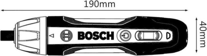 Отвертка аккум. Bosch GO 2 аккум. патрон:держатель бит 1/4" кейс в комплекте 06019H2100