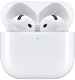 Наушники Apple AirPods 4 A3050/A3053/A3058, Bluetooth, вкладыши, белый [mxp63hn/a]