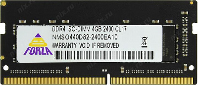 Модуль памяти Neo Forza NMSO440D82-2400EA10 DDR4 SODIMM 4Gb PC4-19200 CL17 (for NoteBook)