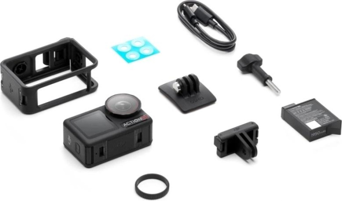 Экшн-камера DJI Osmo Action 5 Pro Standard Combo 4K,  WiFi,  черный