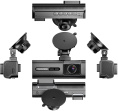 Видеорегистратор TrendVision Phantom 3CH GPS черный 1440x2560 1440p 170гр. GPS SA230D