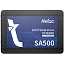 SSD накопитель Netac SSD SA500 256GB 2.5 SATAIII 3D NAND, R/W up to 520/450MB/s, TBW 120TB, 3y wty