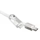 ACD ACD-U924-PMW Кабель USB AM-- micro-B/Lightning 1м
