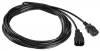 Кабель-удлинитель питания Buro AN23-1008-5,  IEC C13 -  IEC C14,  5м,  черный