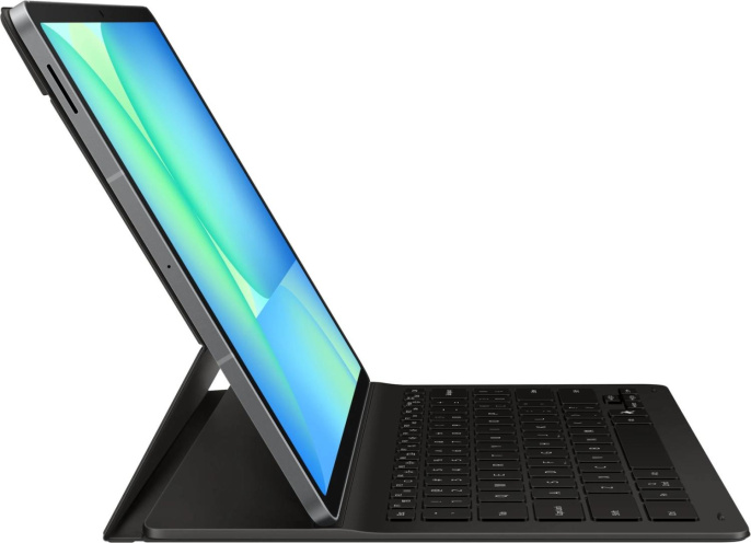 Чехол-клавиатура Samsung для Samsung Galaxy Tab S10 FE+ Book Cover Keyboard Slim поликарбонат/полиуретан черный EF-DX620UBRGRU