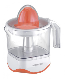 Соковыжималка StarWind SJ 1231,  цитрусовая,  оранжевый и прозрачный