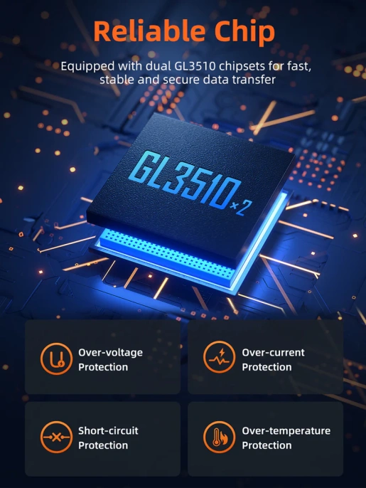 USB-Хаб CABLETIME CB47G (CT-HUBU7-AG) 7-в-1 USB-A на USB 3.0