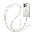 Зарядный кабель - ремень через плечо Satechi OntheGo Crossbody Lanyard Cable 60W. Длина: 1.5м. Цвет: песочный (ST-LOTGLW)