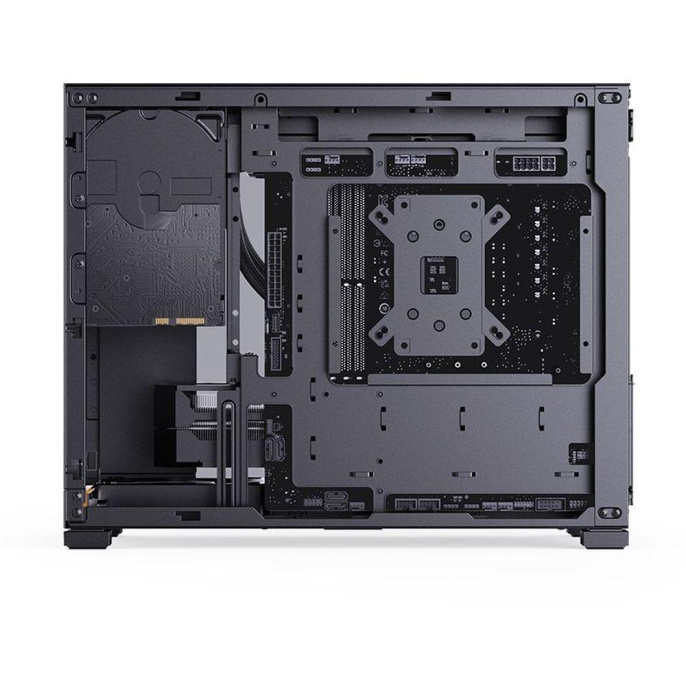 Корпус без блока питания Case JONSBO D32 STD, Mini-Tower, TG, no fan, 1xUSB-A 3.0 + 1xUSB-C 3.1, mATX, mITX Black (D32 STD BLACK)