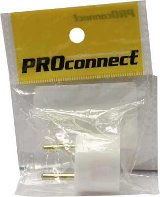 PROconnect 11-1031-9 Переходник сетевой тип A/B (NEMA1/2) female -- (Европейский стандарт) male