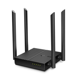 Wi-Fi роутер TP-LINK Archer C64,  Wi-Fi 5,  AC1200,  2.4/5ГГц, 4 LAN,  черный