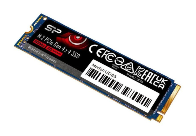 SSD накопитель Silicon Power M-Series UD85 SP250GBP44UD8505 250ГБ, M.2 2280, PCIe 4.0 x4, NVMe, M.2