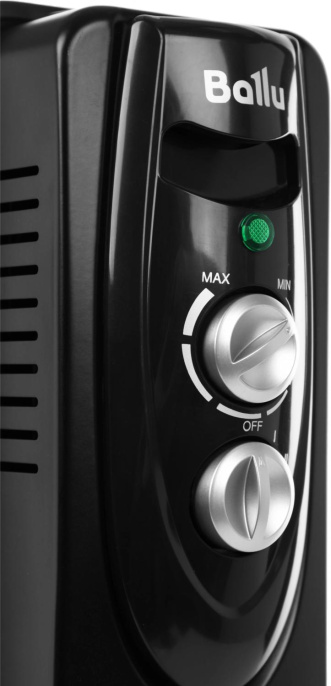Радиатор масляный Ballu Classic BOH/CL-05BRN 1000Вт черный