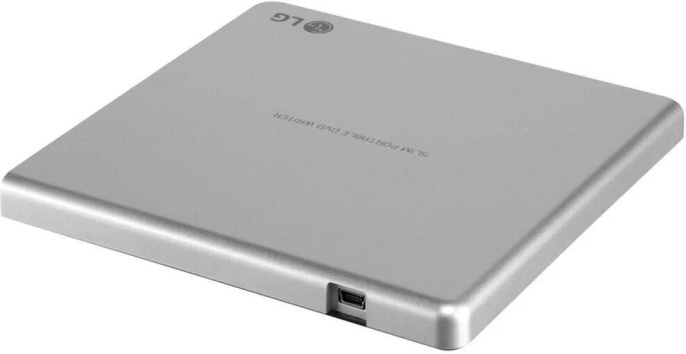 Оптический привод/ LG DVD-RW ext. Silver Slim Ret USB2.0 3.0 compatible GP57ES40.AHLE10B