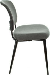 Стул для дома Бюрократ CH-K8 серый Alfa 44 металл черный на ножках CH-K8_1/GREY