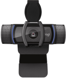 Веб-камера Logitech C920e черная, 3Mp, FHD 1080p@30fps, автофокус, угол обзора 78°, складная подставка, USB2.0, кабель 1.5м 960-001086