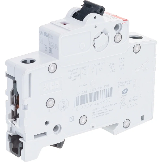Автоматический модульный выключатель ABB 1п B S201 6кА 10А 2CDS251001R0105