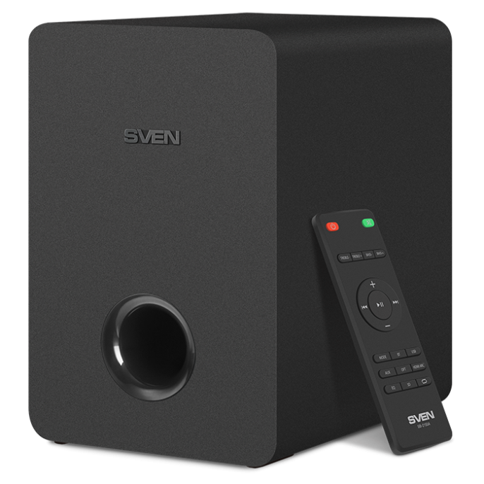 Саундбар SVEN SB-2150A, черный 180 Вт,USB,HDMI,ПДУ,Optical, Bluetooth,дисплей, беспроводной сабвуфер