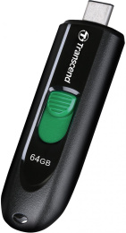 Флешка USB (Type-C) Transcend Jetflash 790C 64ГБ, USB3.0, черный [ts64gjf790c]