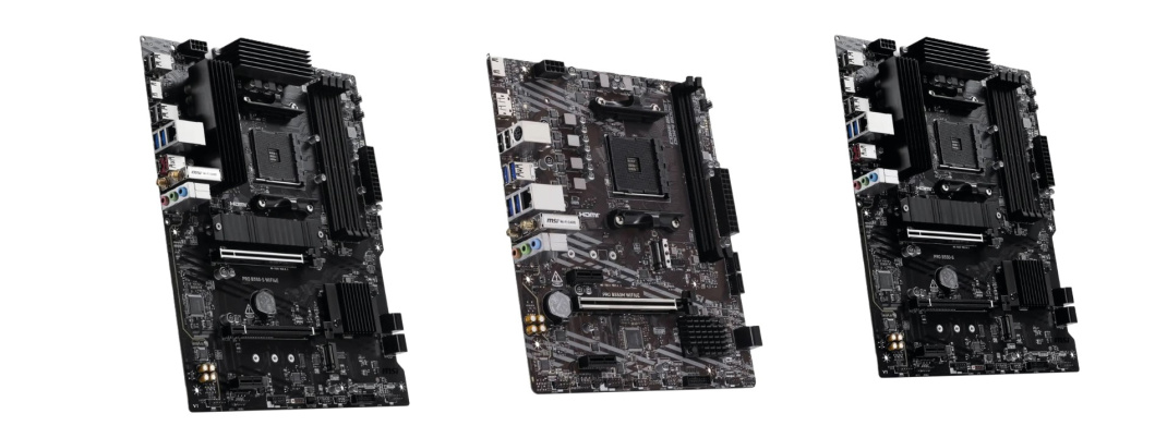 MSI выпустила три материнские платы на чипсете B550 для процессоров AMD AM4